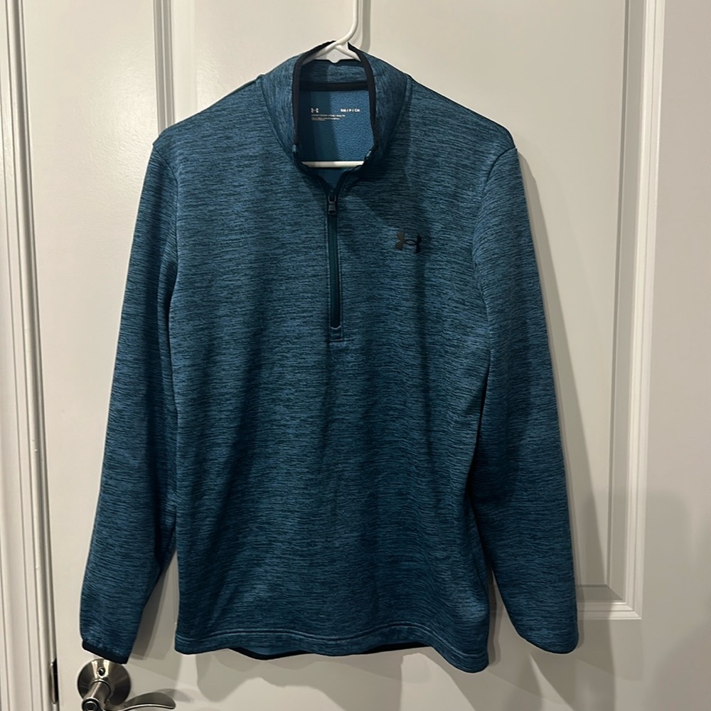 Under Armour quarter zip, small, blue